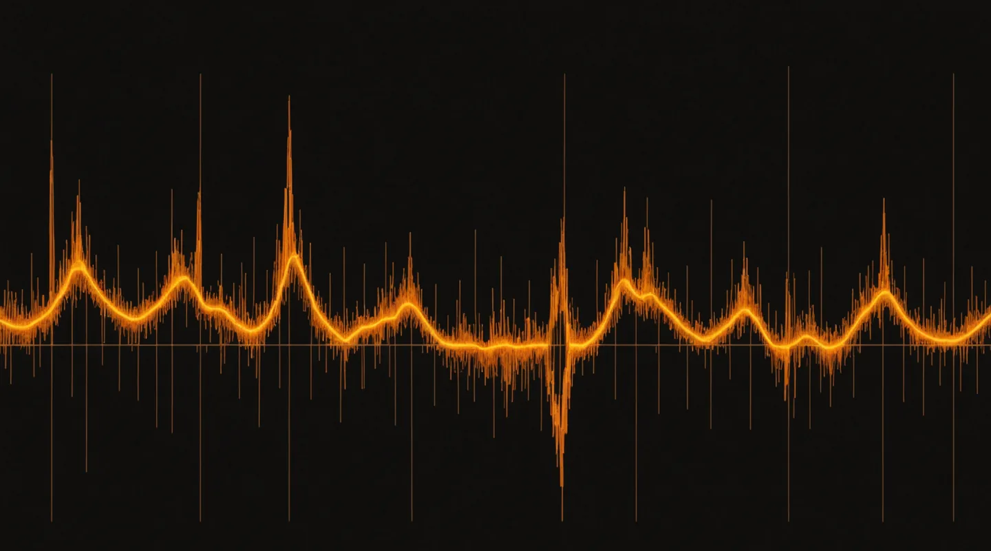 Abstract visualization of customer call signals being transformed into product insights